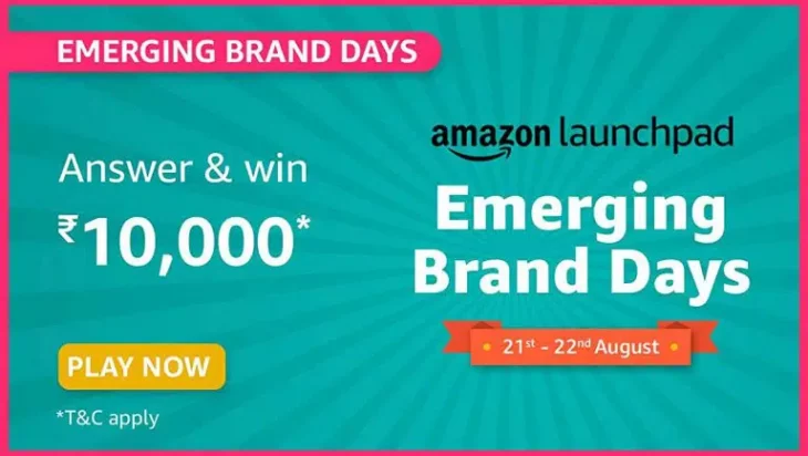 amazon emerging brand days quiz answers