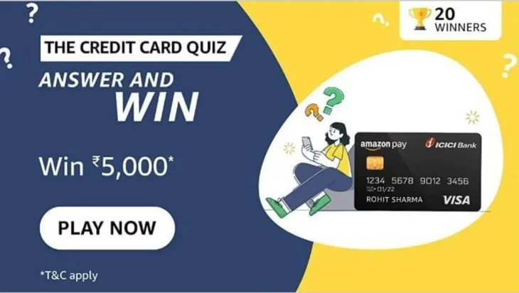 amazon the credit card quiz