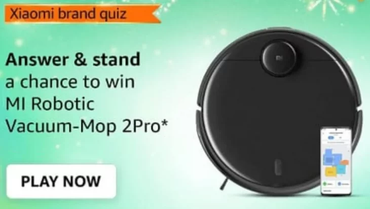 Amazon Mi Robotic Vacuum Quiz | Jup 2022 Answers