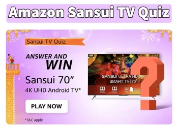 Amazon Sansui TV Quiz Answers Win smart tv