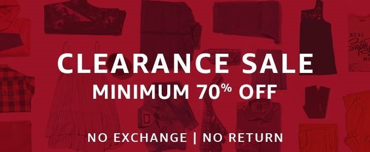 Amazon Clearance Sale 70%
