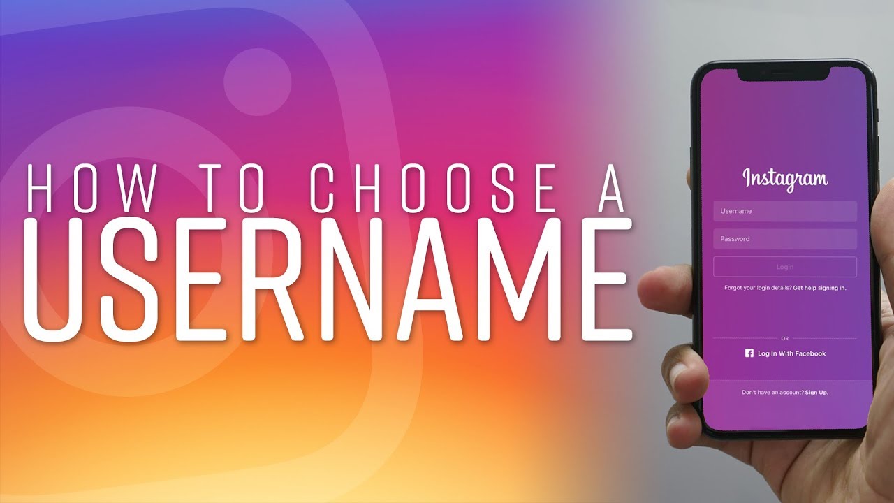 HOW TO CHOOSE A GREAT USERNAME // Instagram Tutorial - YouTube