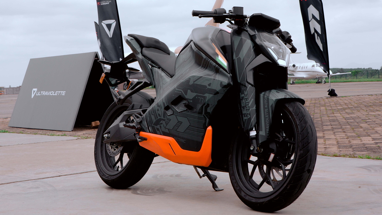 Production-ready Ultraviolette F77 electric motorcycle unveiled - BikeWale